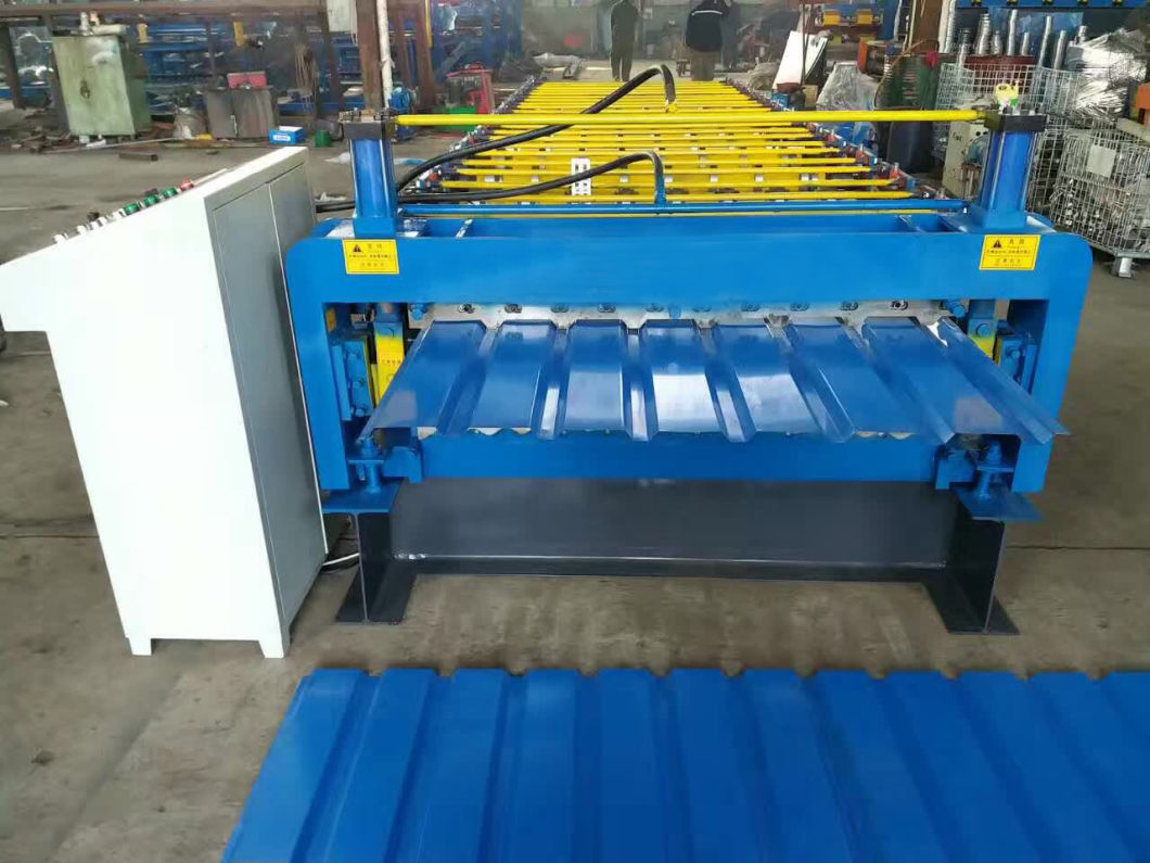 New Roof Use Double Layer Corrugated Trapezoidal Profile Steel Roofing Sheet Roll Forming Machine Roof Tile Making Machine Price