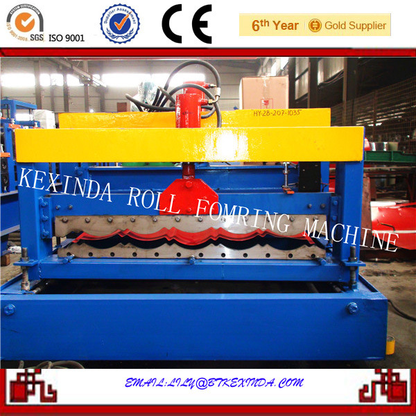 1035 High Quality Colored Glazed Steel Roof Tile Roll Forming Machine