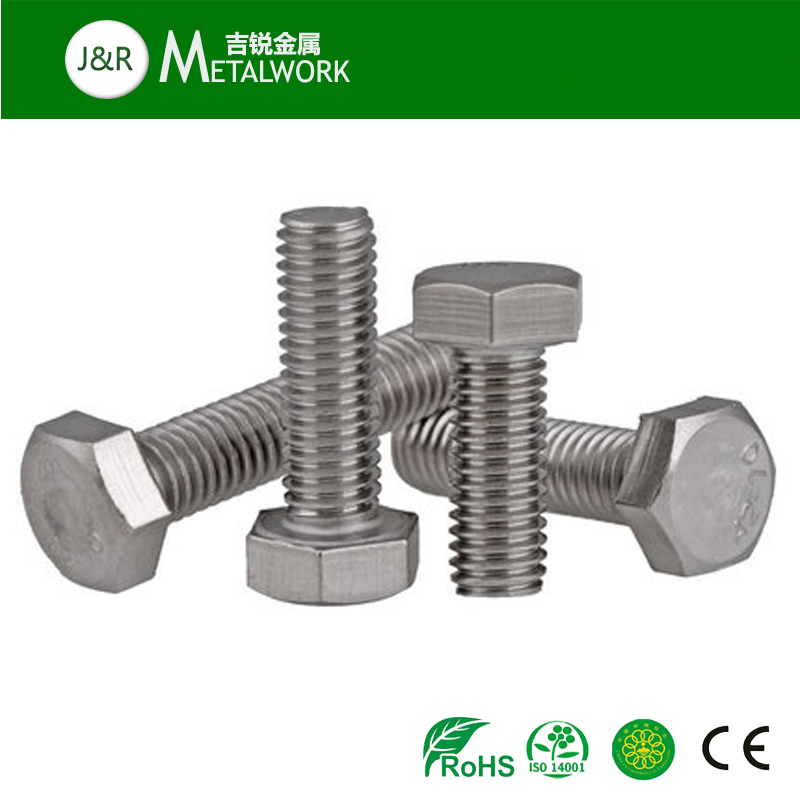 High Strength Stainless Steel Full Thread Hexagonal Bolt (DIN933)