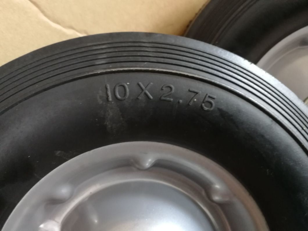 America Market 10 Inch Tyre Solid Rubber Wheel