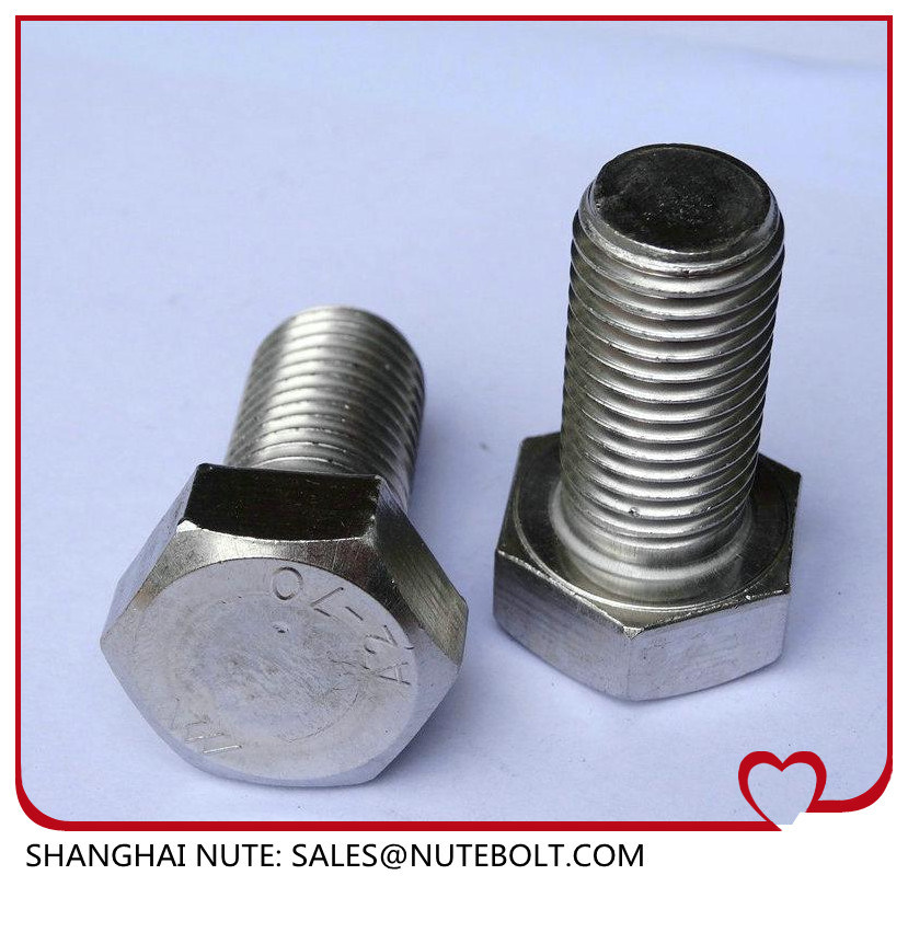 Hex Bolt Stainless Steel 304 316 DIN931 DIN933 ANSI