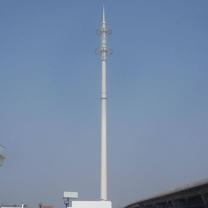 30m Tubar Steel Telecom Monopole Tower