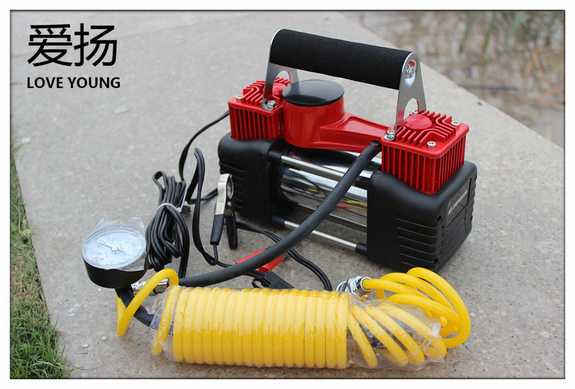 Double Cylinder for Tire Electric Auto Air Compressor