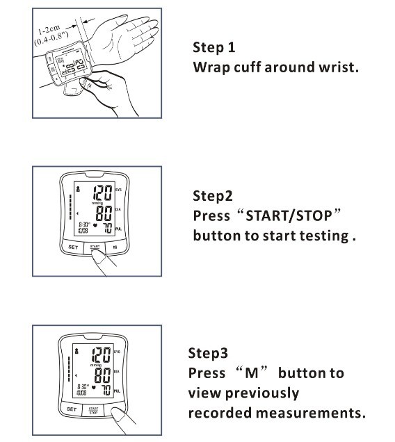 Digital Blood Pressure Monitor, Sphygmomanometer