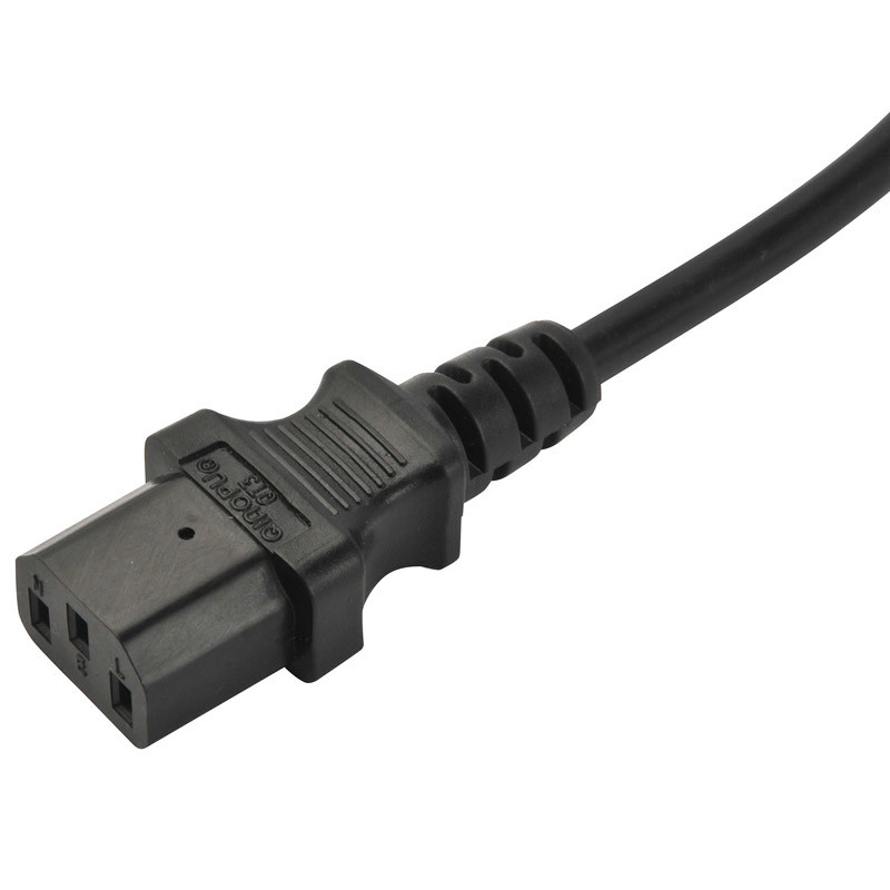 OEM Bsi Approved 3pins Power Cord with C13 Connector