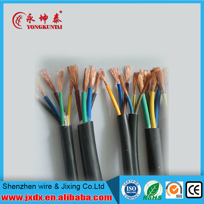Rvv 2 Core Copper Core PVC Sheath Flexible Cable