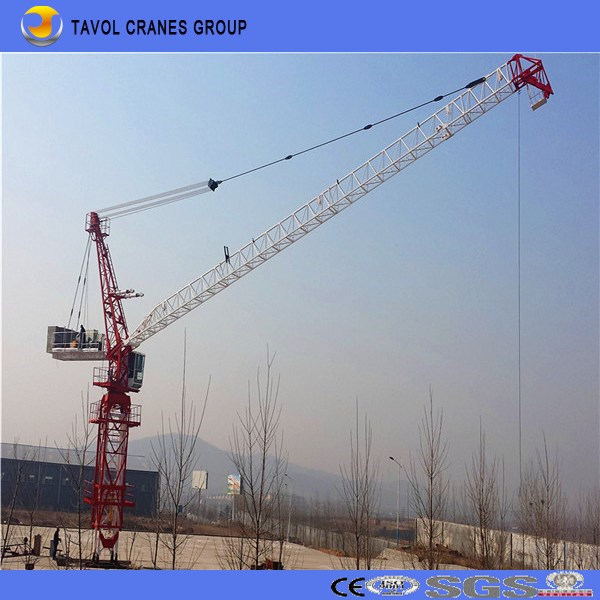 Qtd4015 6ton Luffing Jib Tower Cranes Heavy Equipment Construction