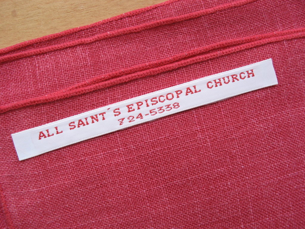 Custom Logo Brand Woven Label for Garment/Clothing Fabric