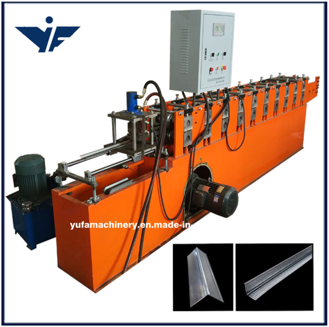 Egypt Hot Sell Galvanized Steel L Shape Angle Roll Forming Machine Tile Making Machinery