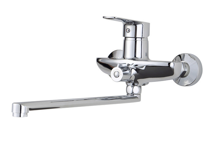 Chromed Single Handle Zinc Alloy Basin Faucet 3006y