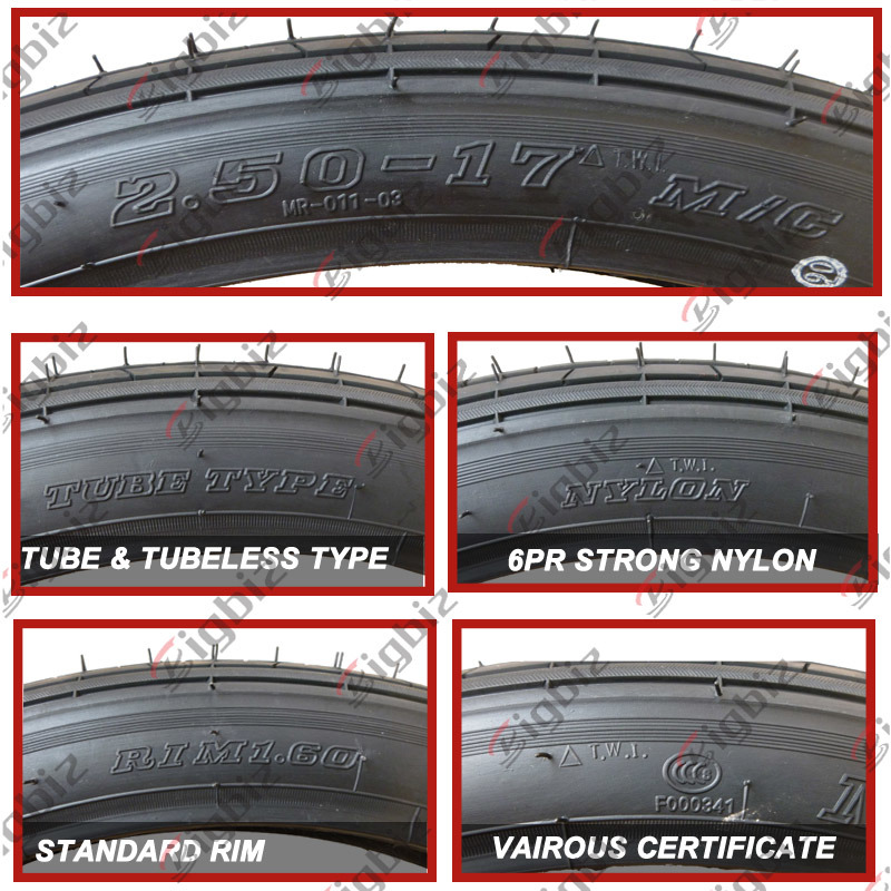 3.00-17 Shock Price Street Pattern Motorcycle Tire/Tyre