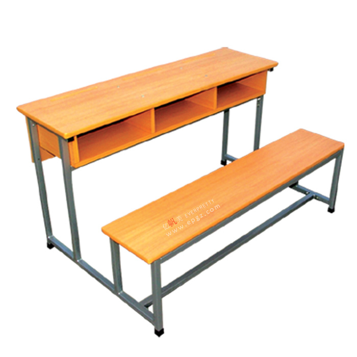 3- Person Student Desk & Chair