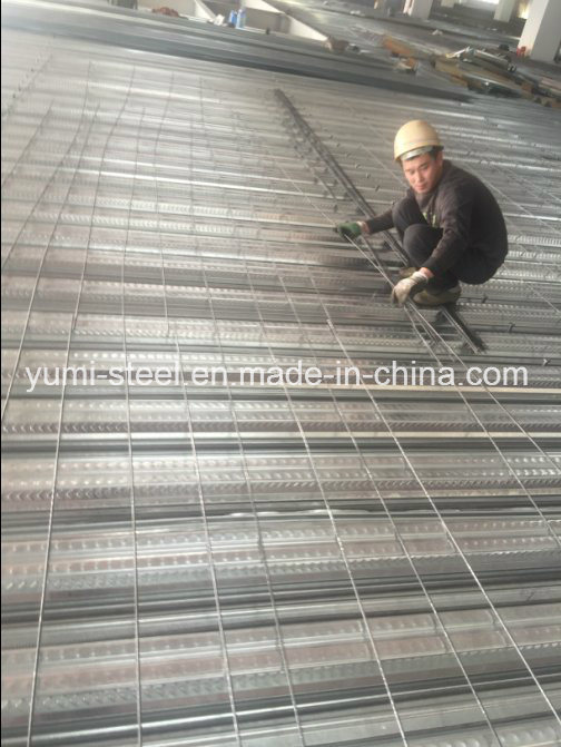 Corrugated Opened Floor Roofing Sheet for Multi-Layer Decking Building