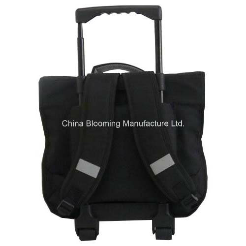 600d Polyester School Roller Backpack Trolley Bag