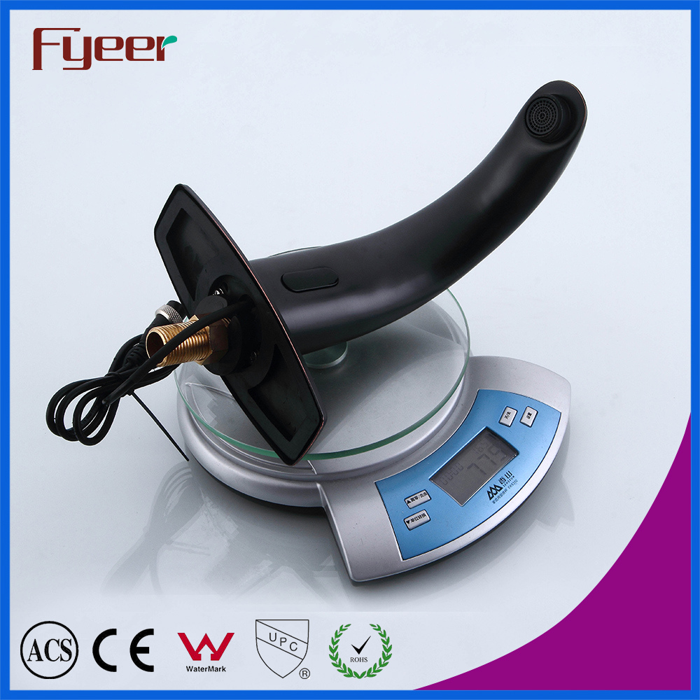 Fyeer Oil Rubbered Bronze Automatic Sensor Tap for Cold Water