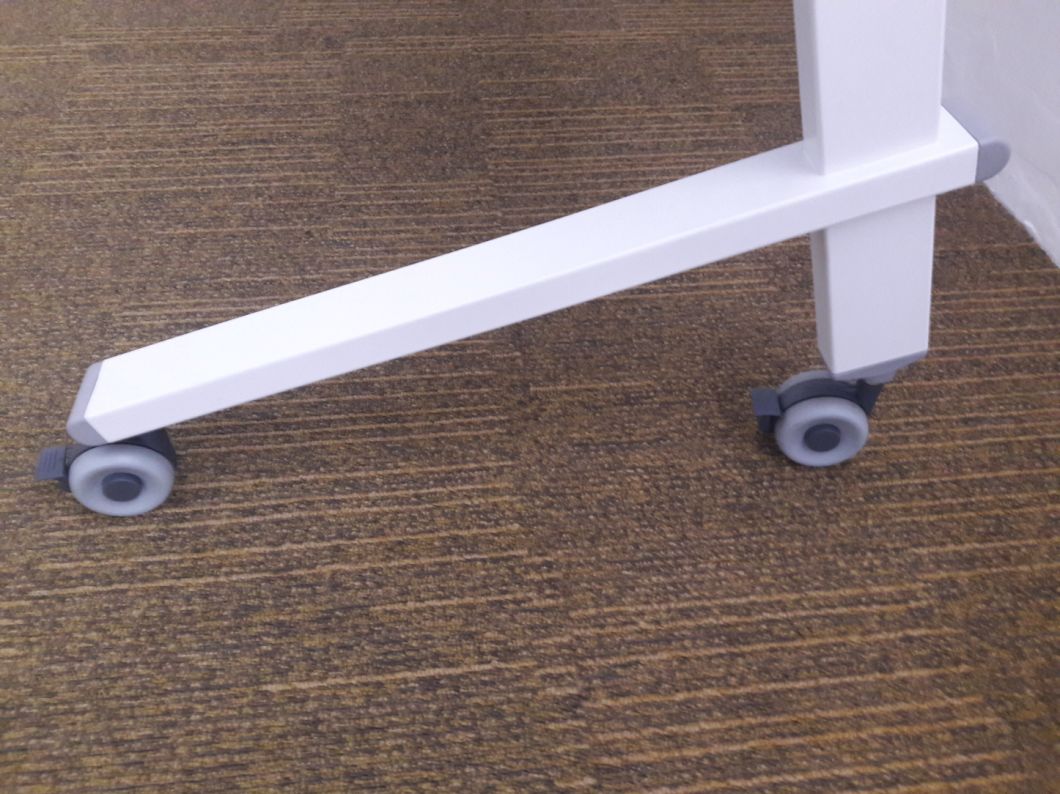 Four Casters Folding Wooden Office Meeting Table