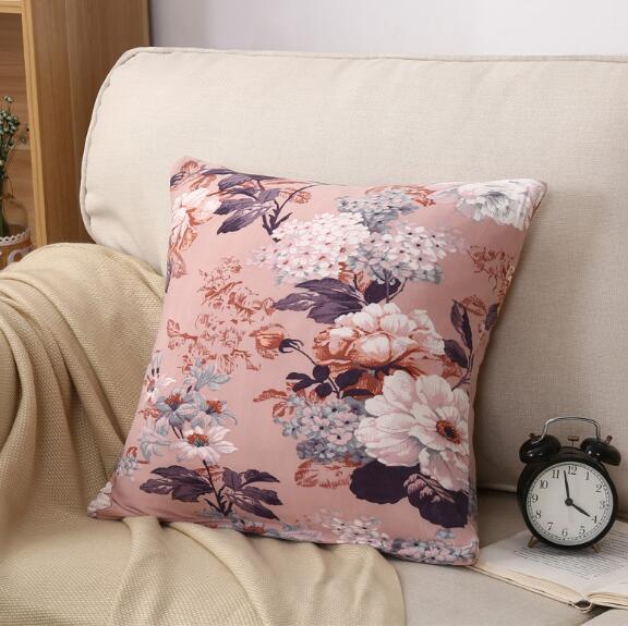 Cushion Case Throw Hotel Home Pillow Cover Decorative Pillows Flower