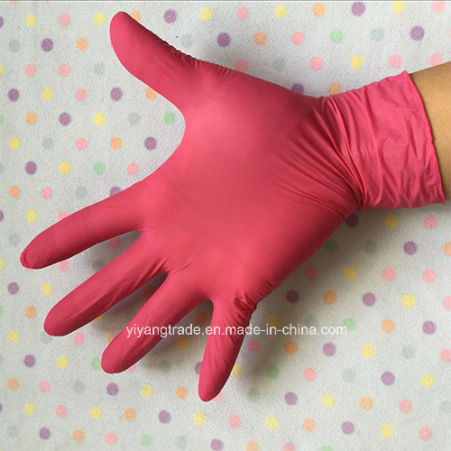 Various Color Disposable Examination Nitrile Glove