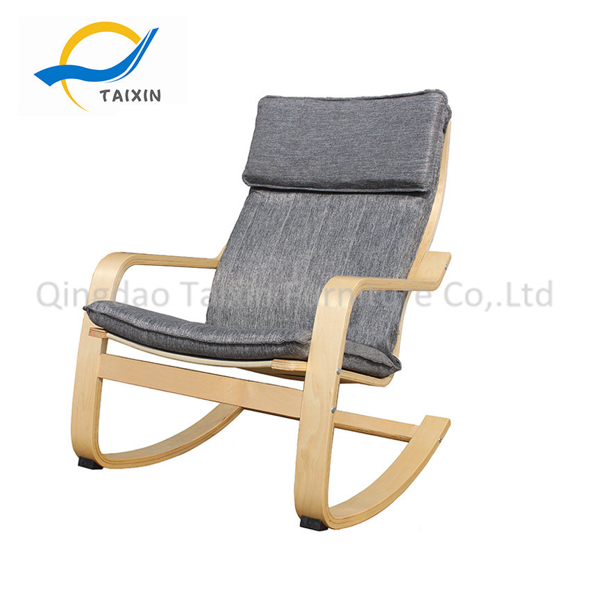 Simple Style Bentwood Lounge Rocking Chair