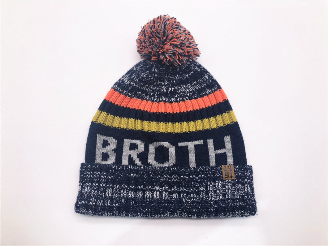 2018 Fashion Men Warm Winter Pompom Hat Cap Beanie