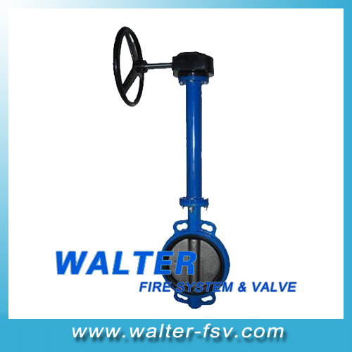 Cast Iron Extension Spindle Butterfly Valve