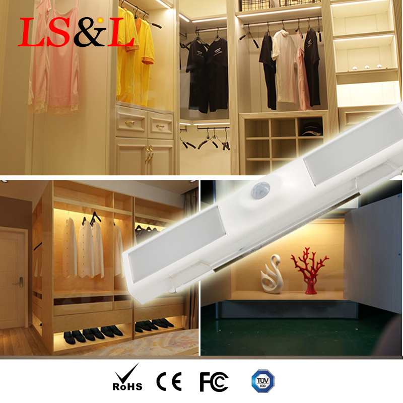 LED Cabinet Kitchen Stairs Night Batten Light with Sensor Function Factory Supply