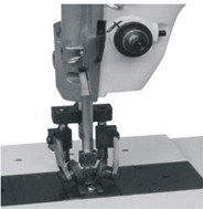 Double Needle Top and Bottom Feed Lockstitch Moccasin Machine