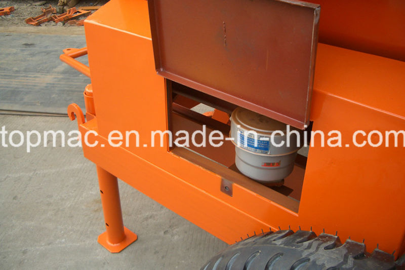 Topmac Famous Diesel Concrete Mixer with Hydraulic Hopper