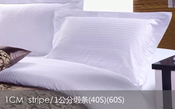 Strip Cotton Bedding Set for Hotel