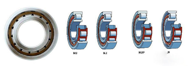 High Capacity Nylon Brass Steel Cage Cylindrical Roller Bearing