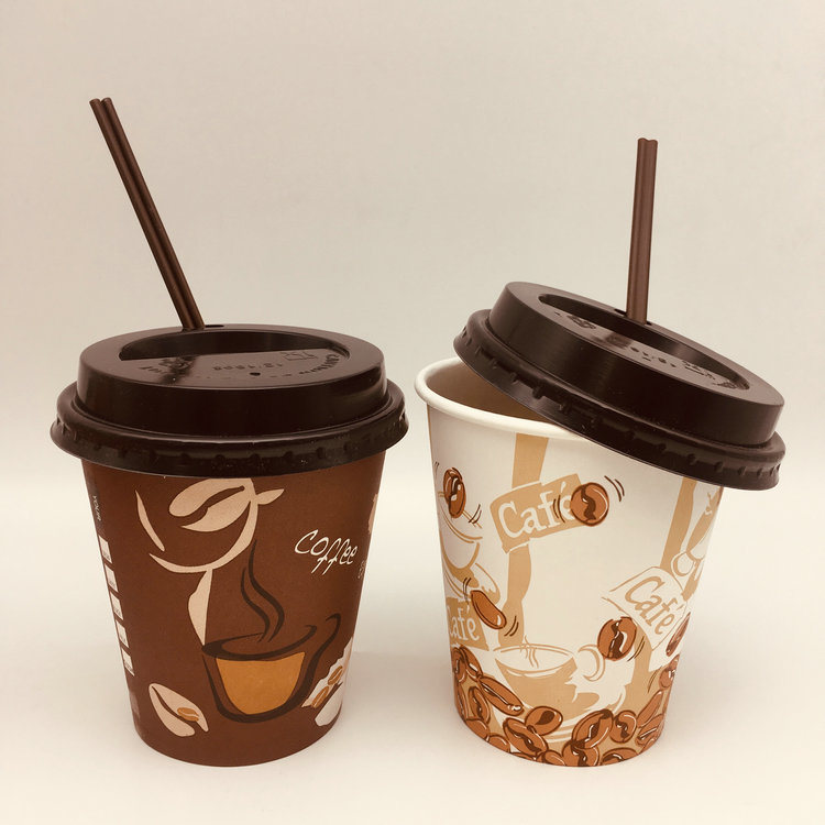 Printing Disposable Single Wall Paper Hot Tea/Coffee Cup for Drink