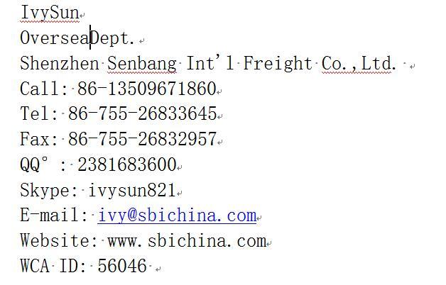 LCL Rate From Shenzhen/Guangzhou to Australia