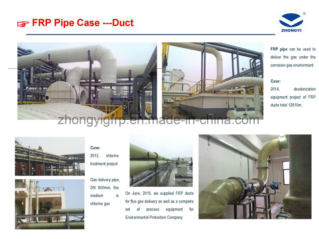 GRP Pipe Presure Fittings Such as Coupling Elbows Flanges