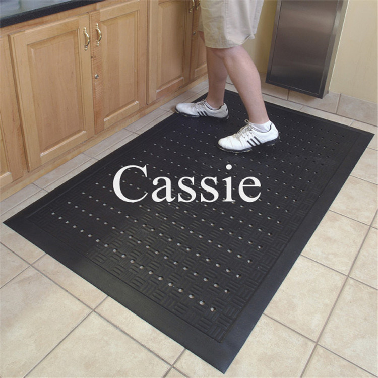 Colorful Anti Fatigue Rubber Floor Mat with Hole