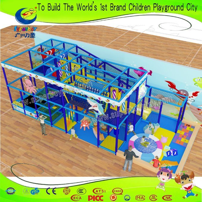 Ocean Themed Small Size Playground with Water Bed