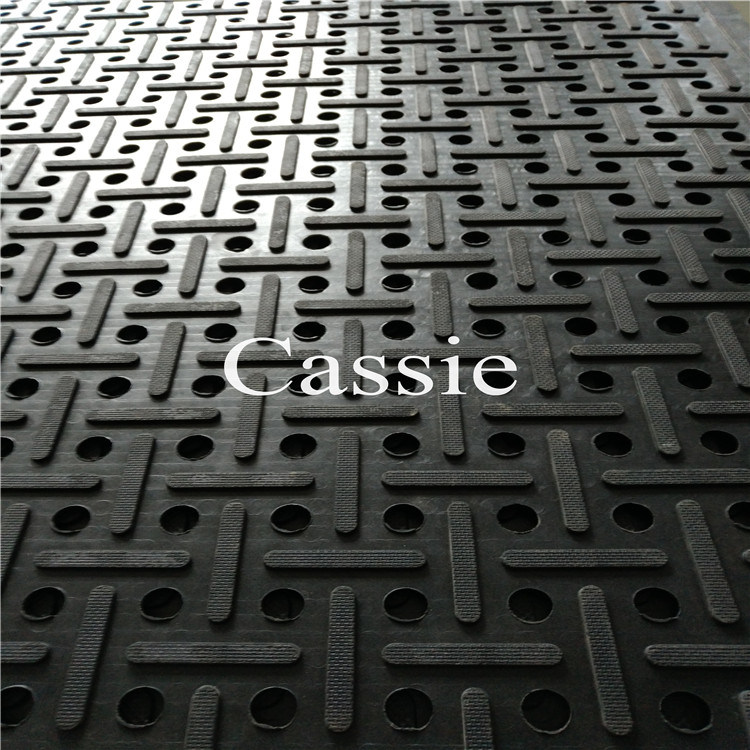 Colorful Anti Fatigue Rubber Floor Mat with Hole