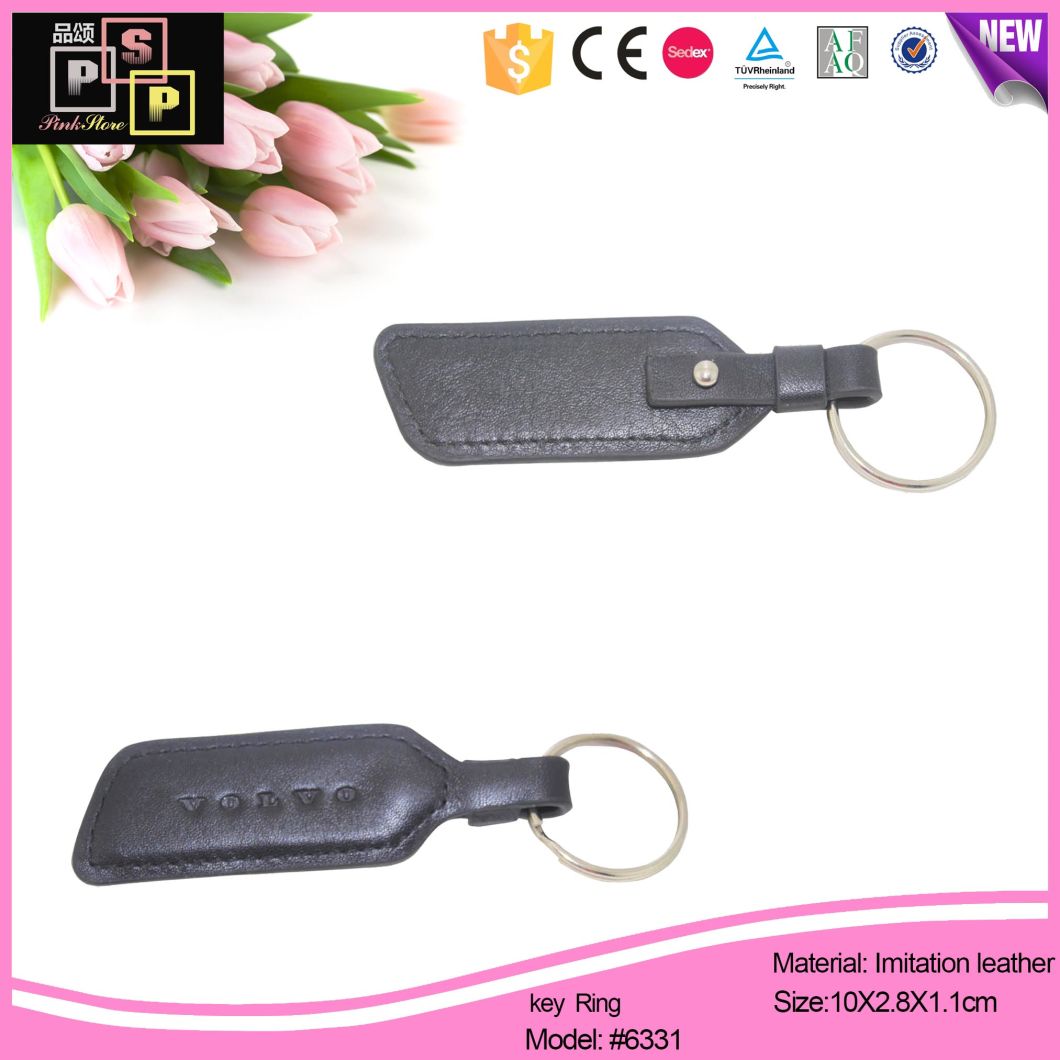 PU Leather Key Chain with Deboss (6331)