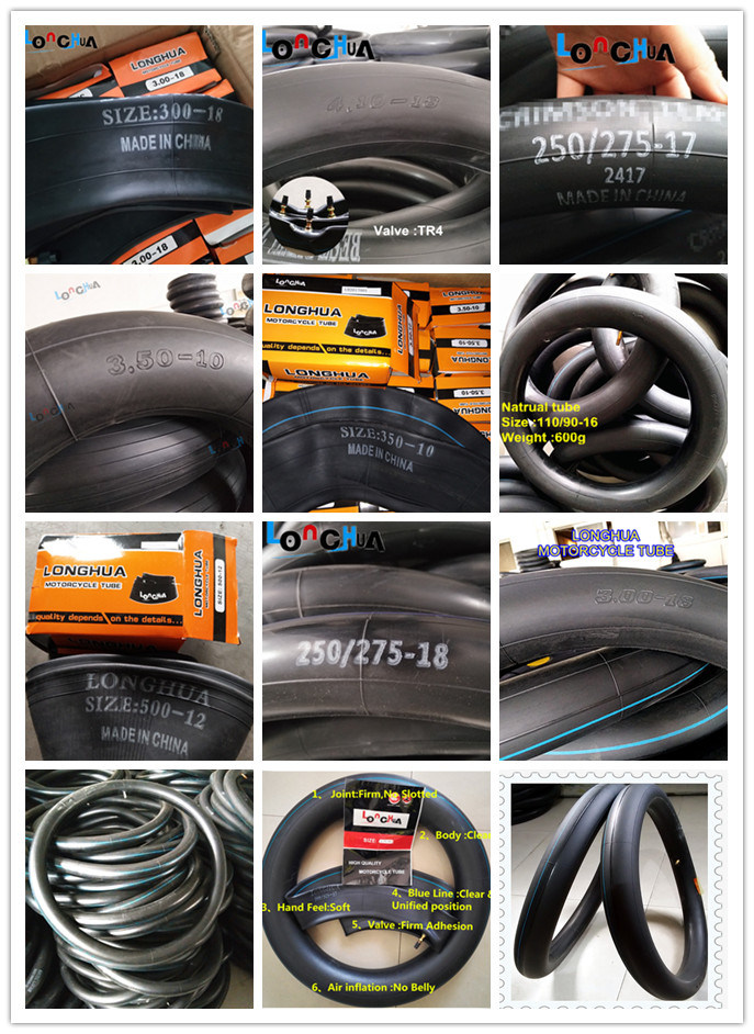 High Quality Motorcycle Inner Tube with ISO Certification (110/90-16)