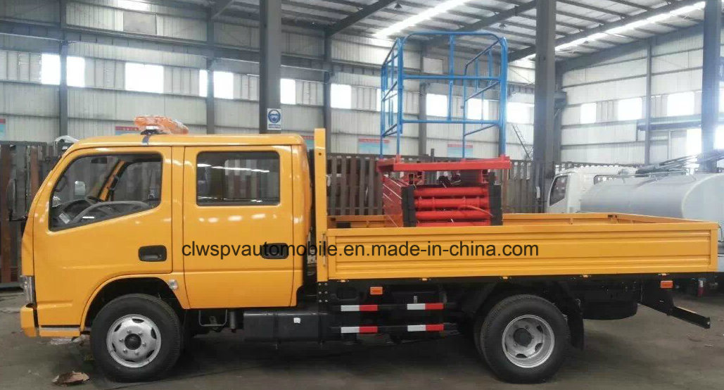 Dongfeng 4*2 Double Cab Scissor High Altitude Working Truck