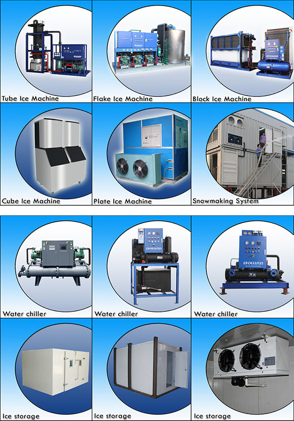 Brine Water Flake Ice Making Machine/Sea Water Ice Making Machine