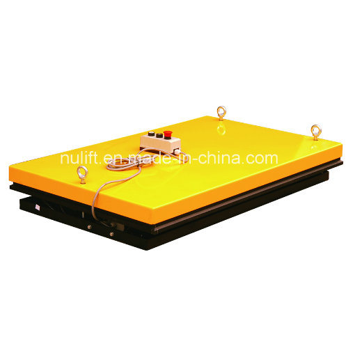 Static Electric Hydraulic Pump Scissor Lift Table 190mm Closed Height
