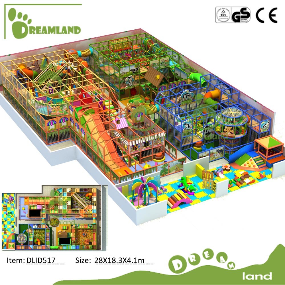 Large Commercial Softplay Kids Indoor Playground Franchise
