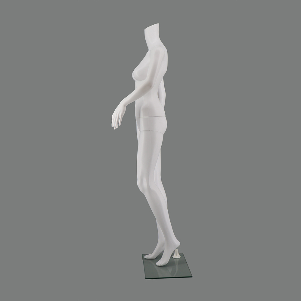 White Black Female Headless Display PP Mannequin Model