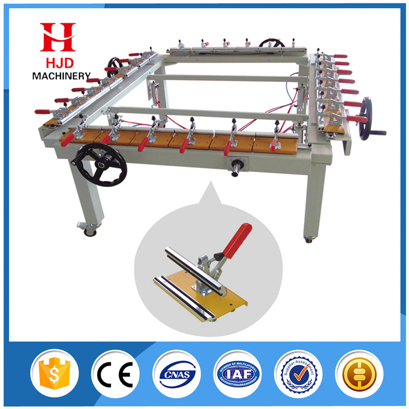 Factory Price Chain Wheel Manual Screen Mesh Stretching Machine
