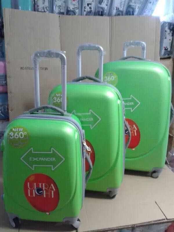 Colorful Trolley Luggage Set ABS Travel Luggage Bag