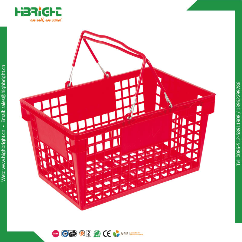 American Style Plastic Shopping Basket (HBE-B-15)