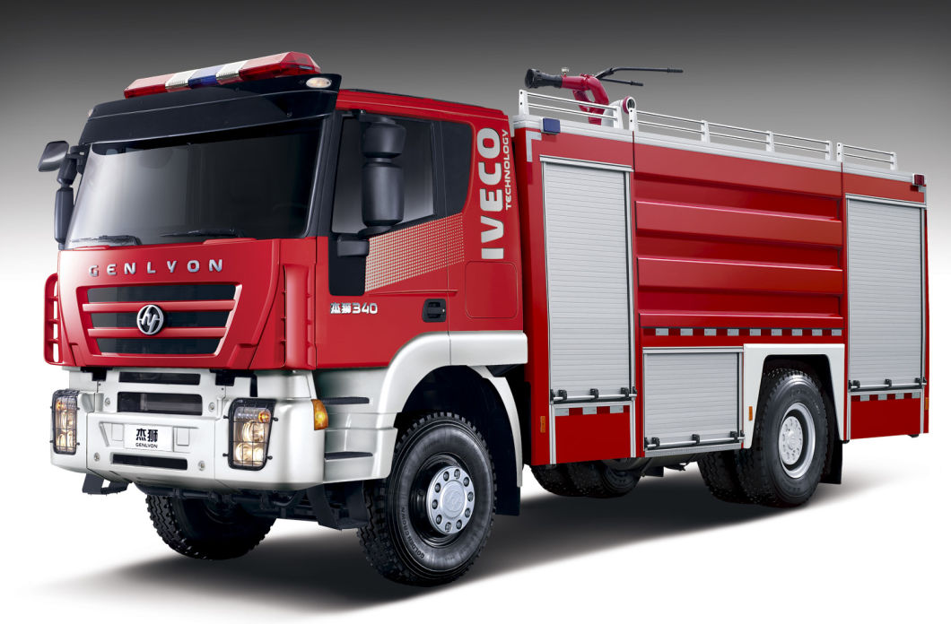 Saic-Iveco 4X2 350HP 3.6t Water and Foam Fire Fighting Truck