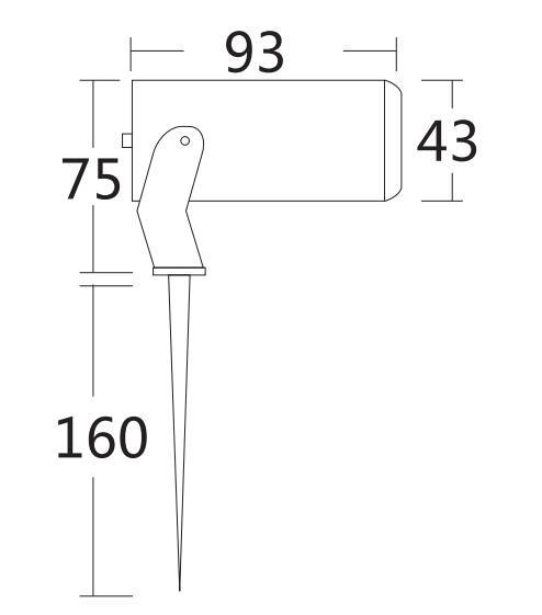 LED 3W RGB Dimmable Garden Spike Light