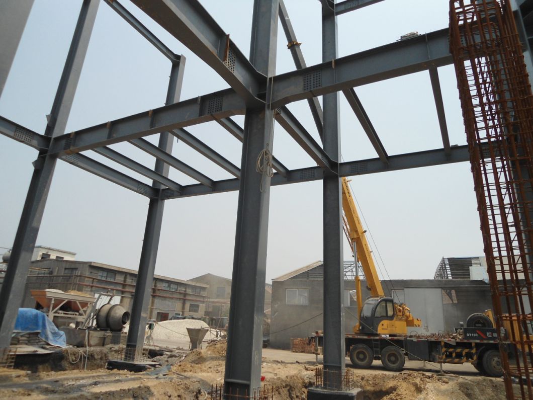 Light Prefabricated Steel Structure Auto Parts Facotry