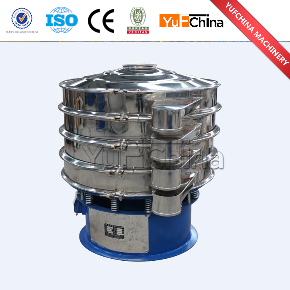 High Quality Vibrating Sieve Machine / Food Grade Rotary Vibrating Screen